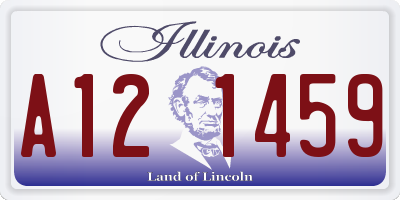 IL license plate A121459