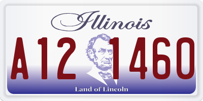 IL license plate A121460