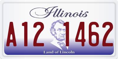 IL license plate A121462