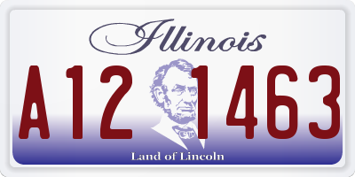 IL license plate A121463