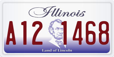 IL license plate A121468
