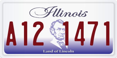 IL license plate A121471