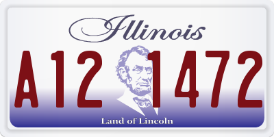 IL license plate A121472