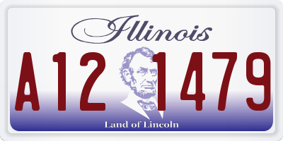 IL license plate A121479