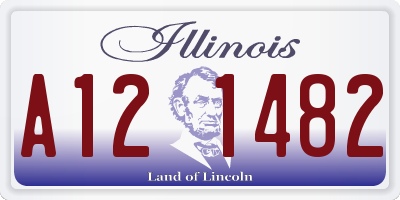 IL license plate A121482