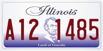 IL license plate A121485