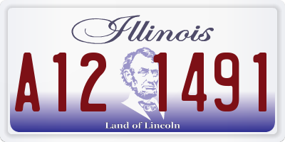 IL license plate A121491