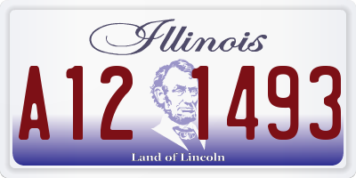 IL license plate A121493