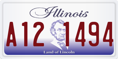 IL license plate A121494