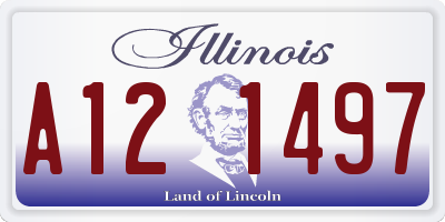 IL license plate A121497
