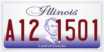 IL license plate A121501