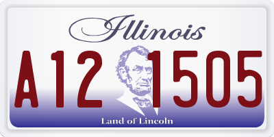 IL license plate A121505