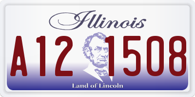 IL license plate A121508