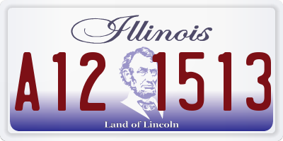 IL license plate A121513