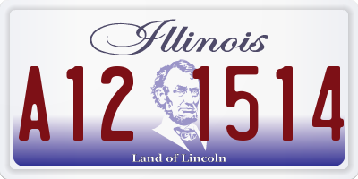 IL license plate A121514