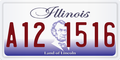 IL license plate A121516