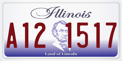 IL license plate A121517