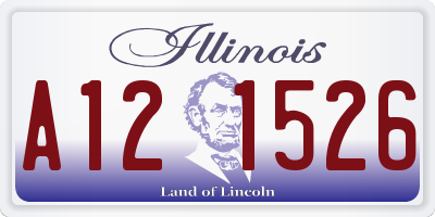IL license plate A121526