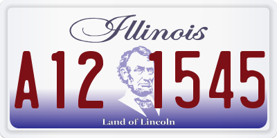IL license plate A121545