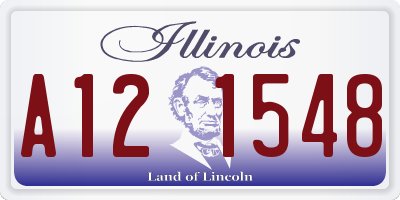 IL license plate A121548