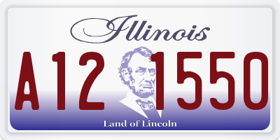 IL license plate A121550