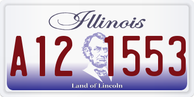 IL license plate A121553