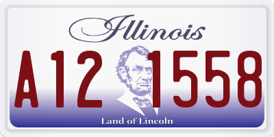 IL license plate A121558