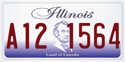 IL license plate A121564