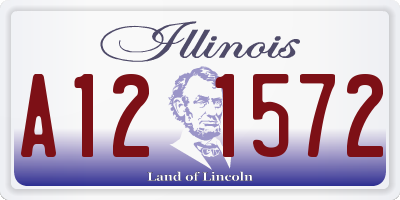 IL license plate A121572