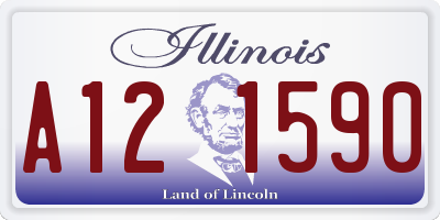 IL license plate A121590