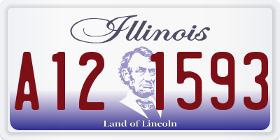IL license plate A121593