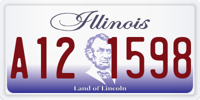 IL license plate A121598