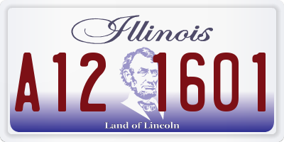 IL license plate A121601