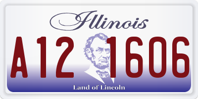 IL license plate A121606