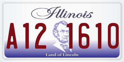 IL license plate A121610