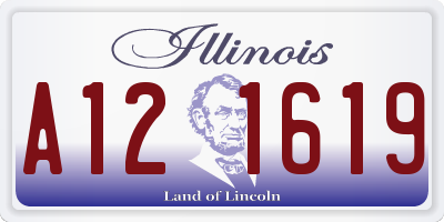 IL license plate A121619