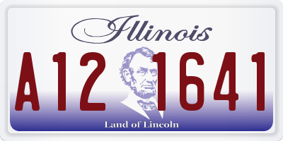 IL license plate A121641