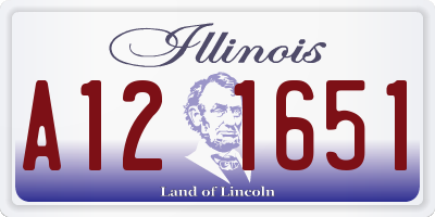 IL license plate A121651