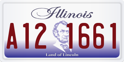 IL license plate A121661