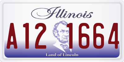 IL license plate A121664