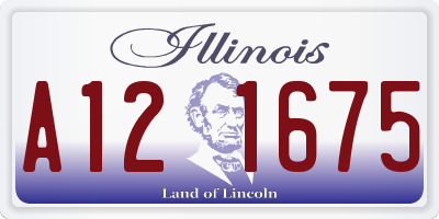 IL license plate A121675