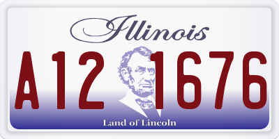 IL license plate A121676