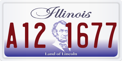 IL license plate A121677