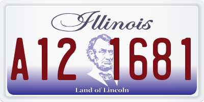 IL license plate A121681