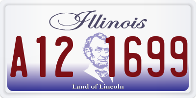 IL license plate A121699