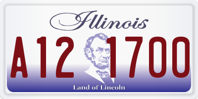 IL license plate A121700