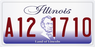 IL license plate A121710