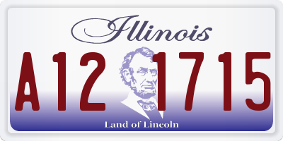 IL license plate A121715