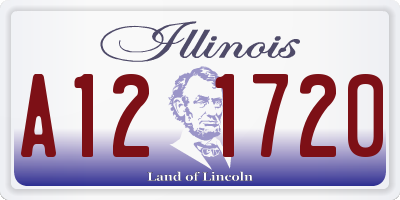 IL license plate A121720