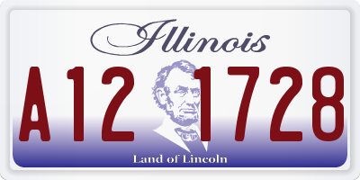 IL license plate A121728